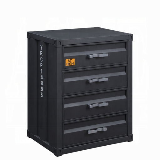 Cargo Chest With 4 Drawers - U&U Home Budget Furniture (Carteret, NJ)