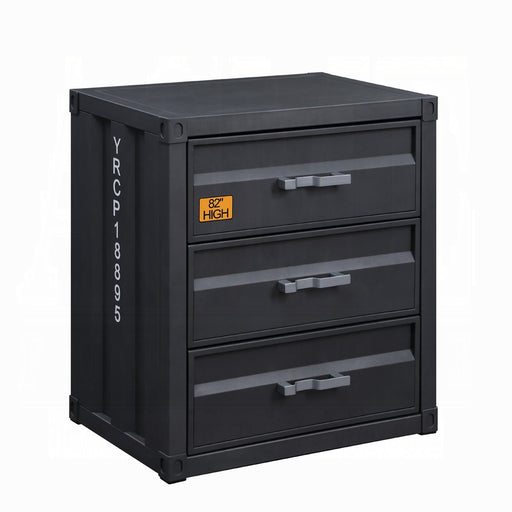Cargo Chest With 3 Drawers - U&U Home Budget Furniture (Carteret, NJ)