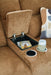 Kanlow Reclining Loveseat with Console - U&U Home Budget Furniture (Carteret, NJ)