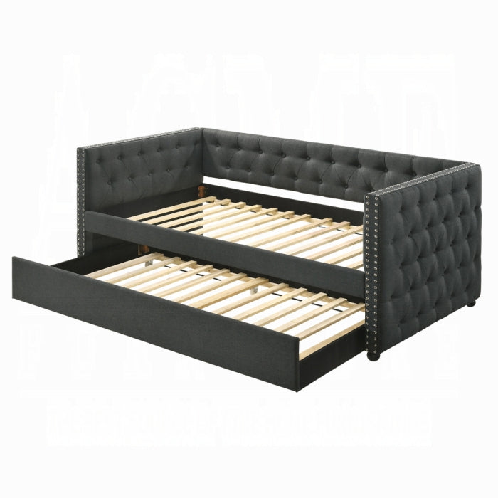 Romona Daybed With Trundle-Twin - U&U Home Budget Furniture (Carteret, NJ)