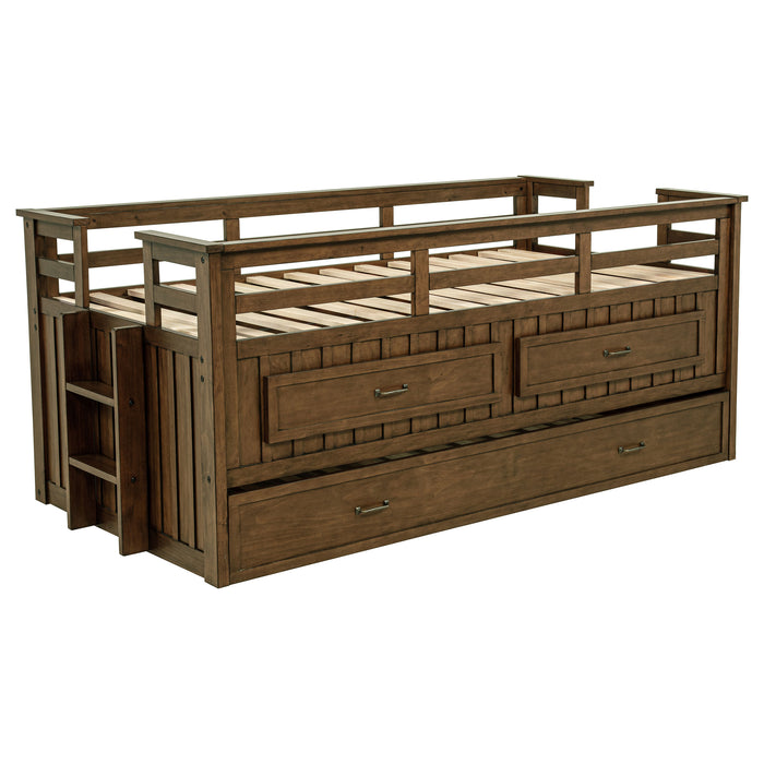 Carlsbad Queen Beds Brown & Grey - U&U Home Budget Furniture (Carteret, NJ)