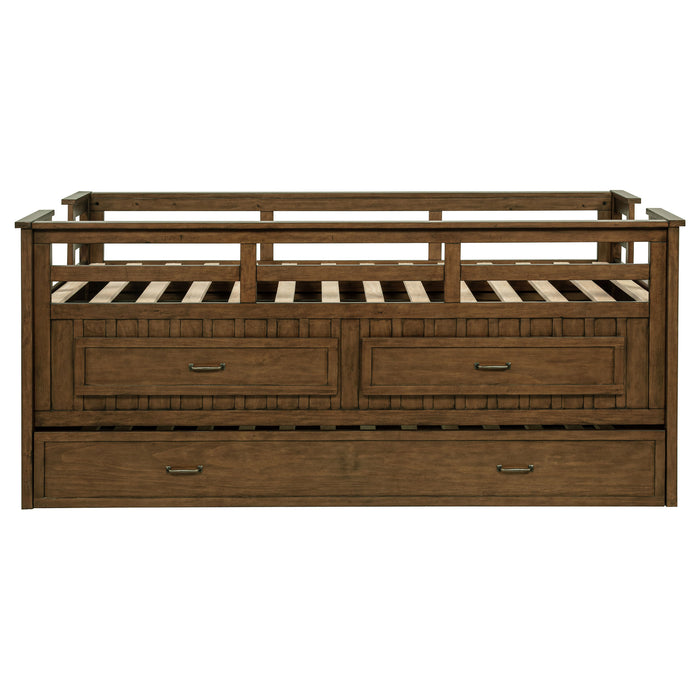 Carlsbad Queen Beds Brown & Grey - U&U Home Budget Furniture (Carteret, NJ)