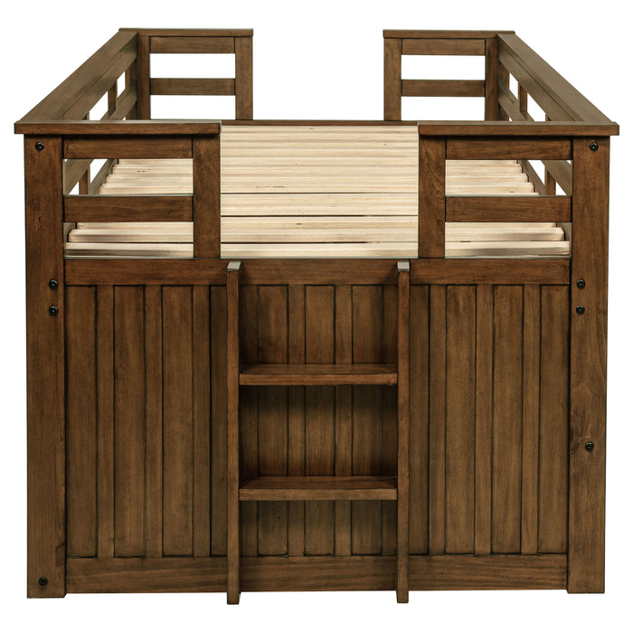 Carlsbad Queen Beds Brown & Grey - U&U Home Budget Furniture (Carteret, NJ)