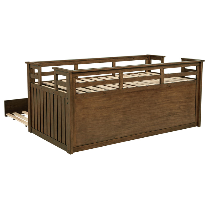 Carlsbad Queen Beds Brown & Grey - U&U Home Budget Furniture (Carteret, NJ)