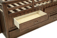 Carlsbad Queen Beds Brown & Grey - U&U Home Budget Furniture (Carteret, NJ)
