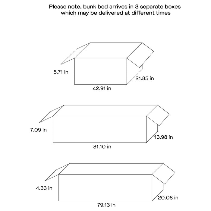 Flynn Bunk Beds - U&U Home Budget Furniture (Carteret, NJ)