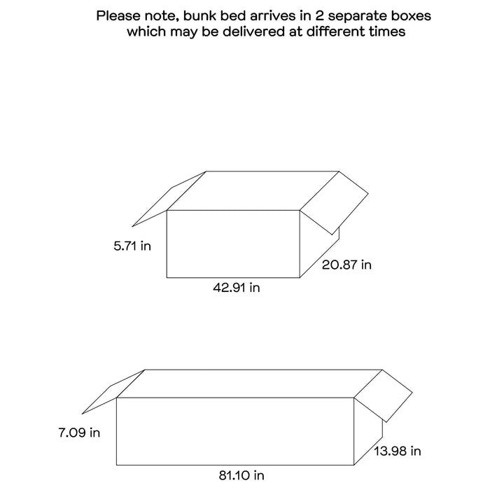 Ryder Bunk Beds - U&U Home Budget Furniture (Carteret, NJ)