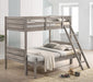 Ryder Bunk Bed Weathered Taupe - U&U Home Budget Furniture (Carteret, NJ)