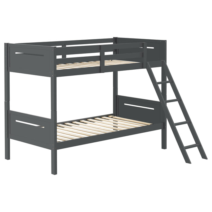 G405051 Twin/Twin Bunk Bed - U&U Home Budget Furniture (Carteret, NJ)