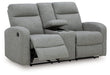 Gauntlet Reclining Loveseat with Console - U&U Home Budget Furniture (Carteret, NJ)