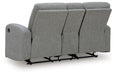 Gauntlet Reclining Loveseat with Console - U&U Home Budget Furniture (Carteret, NJ)
