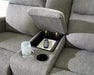 Gauntlet Reclining Loveseat with Console - U&U Home Budget Furniture (Carteret, NJ)
