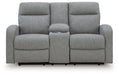 Gauntlet Reclining Loveseat with Console - U&U Home Budget Furniture (Carteret, NJ)