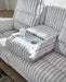 Rhines Falls Power Reclining Sofa with Drop Down Table - U&U Home Budget Furniture (Carteret, NJ)