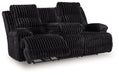 Rhine Falls Power Reclining Sofa with Drop Down Table - U&U Home Budget Furniture (Carteret, NJ)
