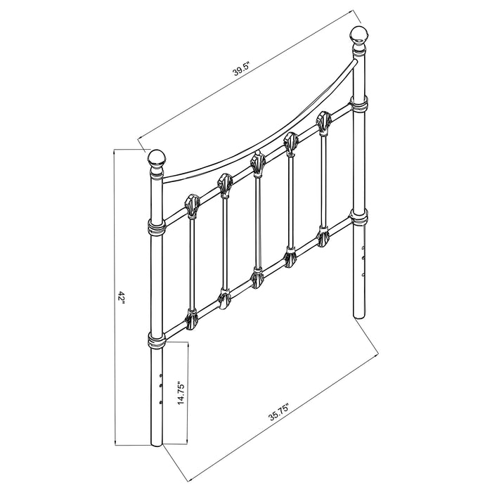 Marie Twin Headboard - U&U Home Budget Furniture (Carteret, NJ)