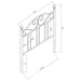 Ellis Twin Headboard - U&U Home Budget Furniture (Carteret, NJ)