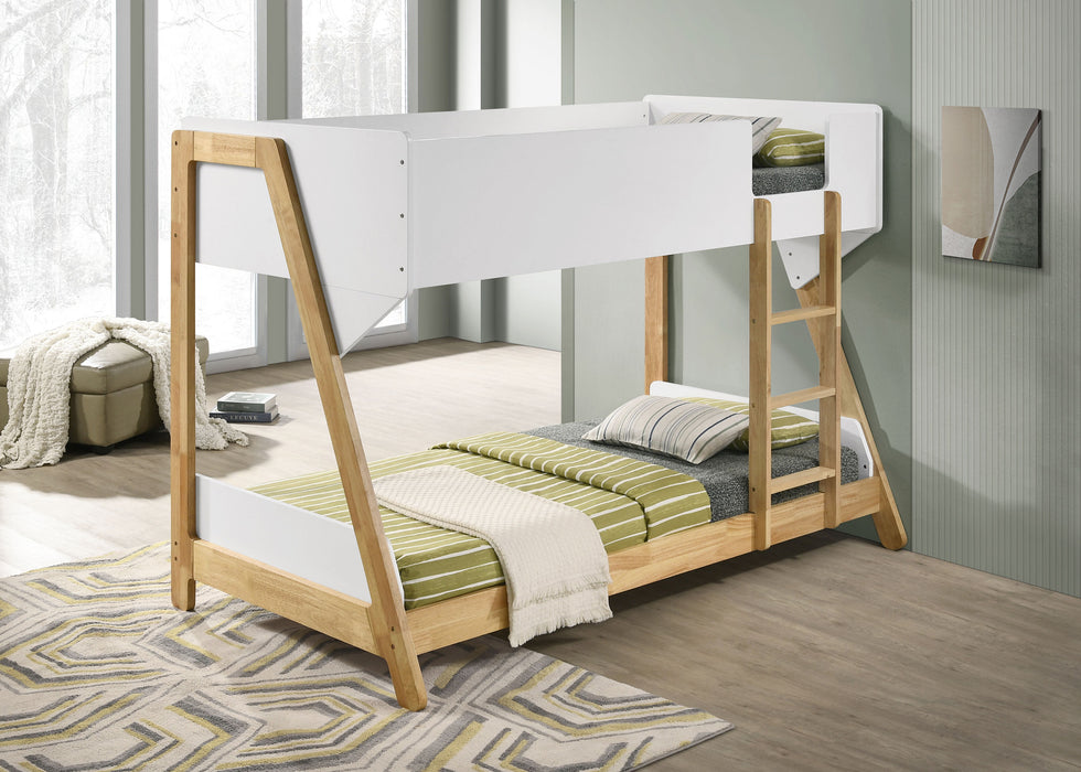 Wyatt Bunk Bed - U&U Home Budget Furniture (Carteret, NJ)