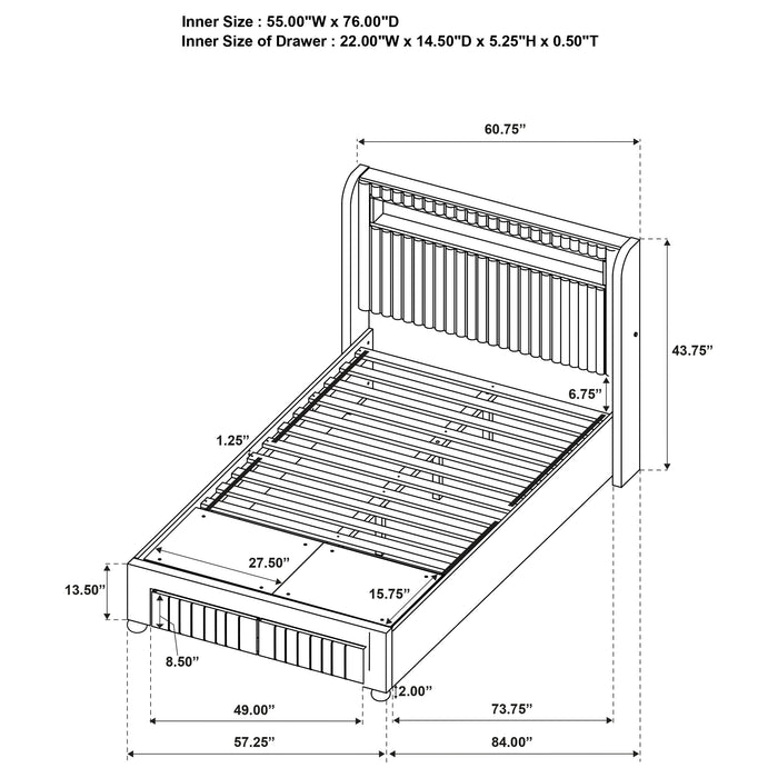 Madison Full & Twin Bed - U&U Home Budget Furniture (Carteret, NJ)