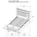 Madison Full & Twin Bed - U&U Home Budget Furniture (Carteret, NJ)