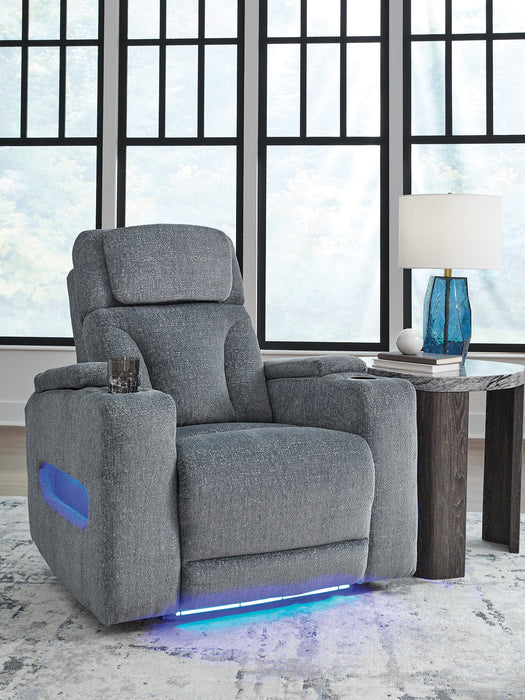 Studio Cave Power Recliner - U&U Home Budget Furniture (Carteret, NJ)