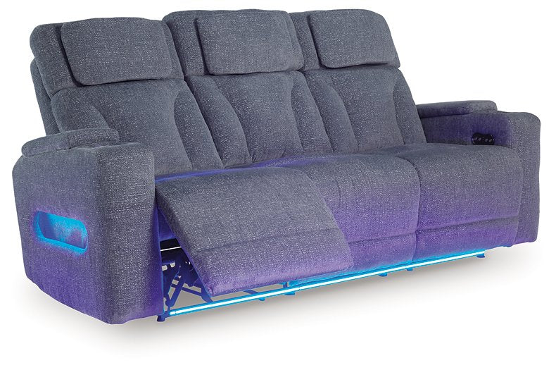 Studio Cave Power Reclining Sofa - U&U Home Budget Furniture (Carteret, NJ)