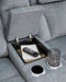 Studio Cave Power Reclining Loveseat with Console - U&U Home Budget Furniture (Carteret, NJ)