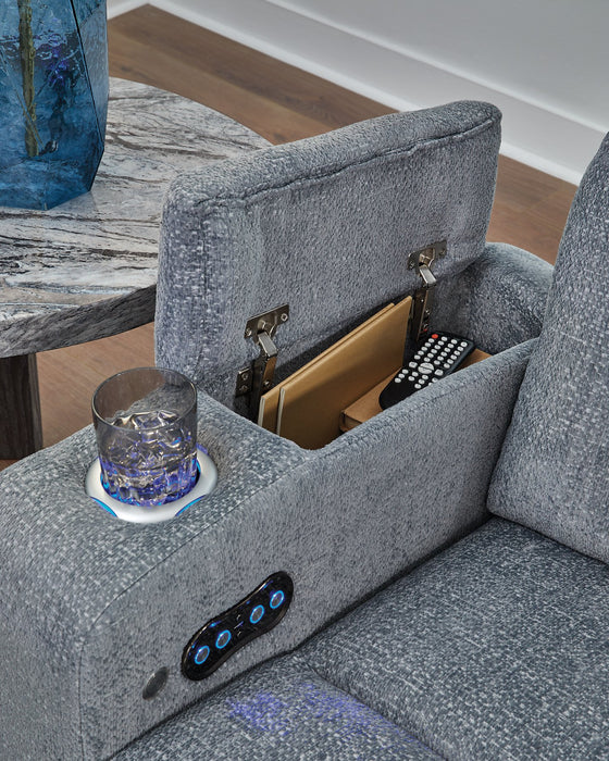 Studio Cave Power Reclining Sofa - U&U Home Budget Furniture (Carteret, NJ)