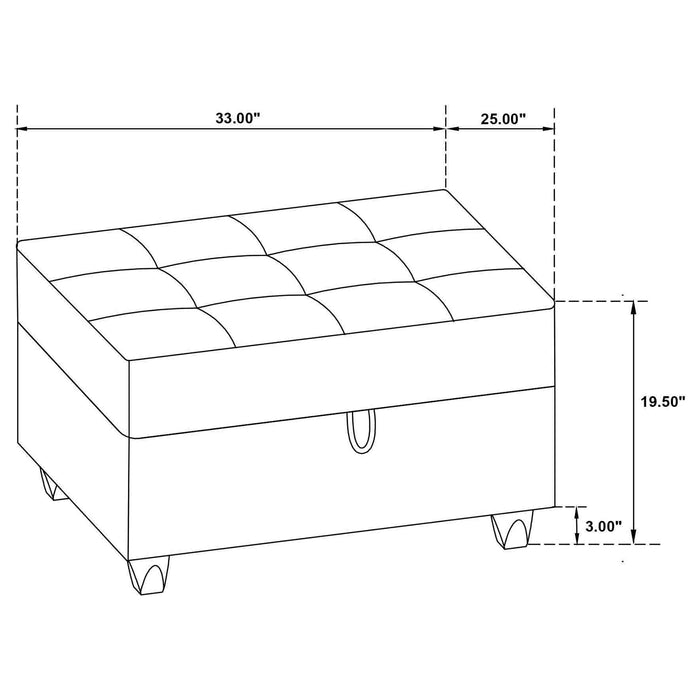 Stonenesse Stationary Sectionals - U&U Home Budget Furniture (Carteret, NJ)