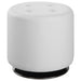 Bowman Round Upholstered Ottoman White - U&U Home Budget Furniture (Carteret, NJ)