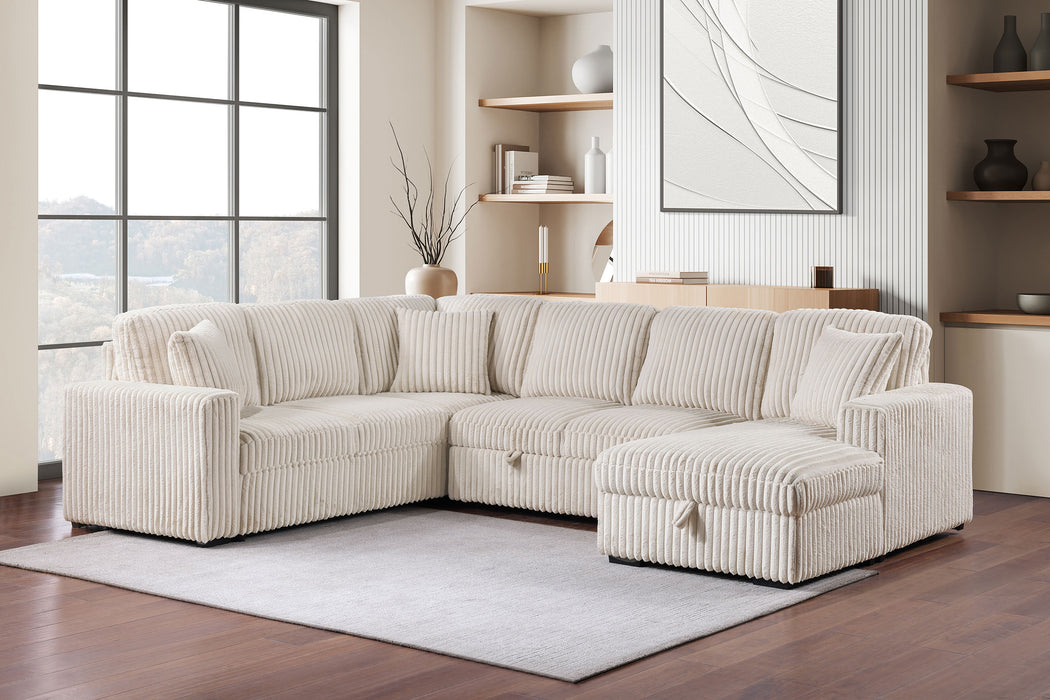 Devonshire Sleeper Sectionals - U&U Home Budget Furniture (Carteret, NJ)