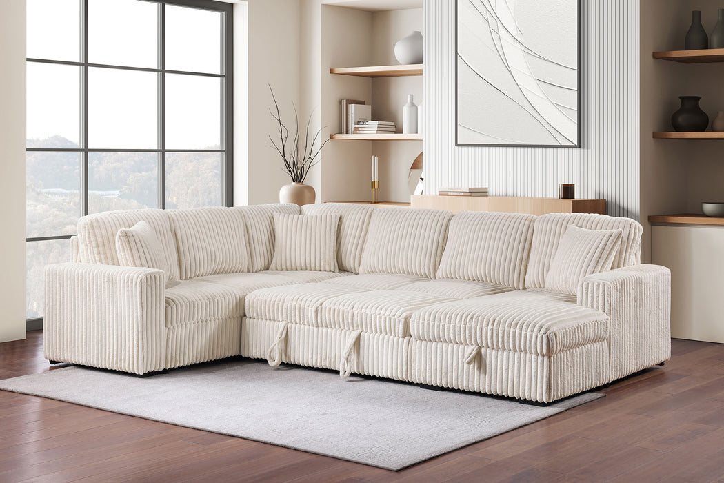Devonshire Sleeper Sectionals - U&U Home Budget Furniture (Carteret, NJ)