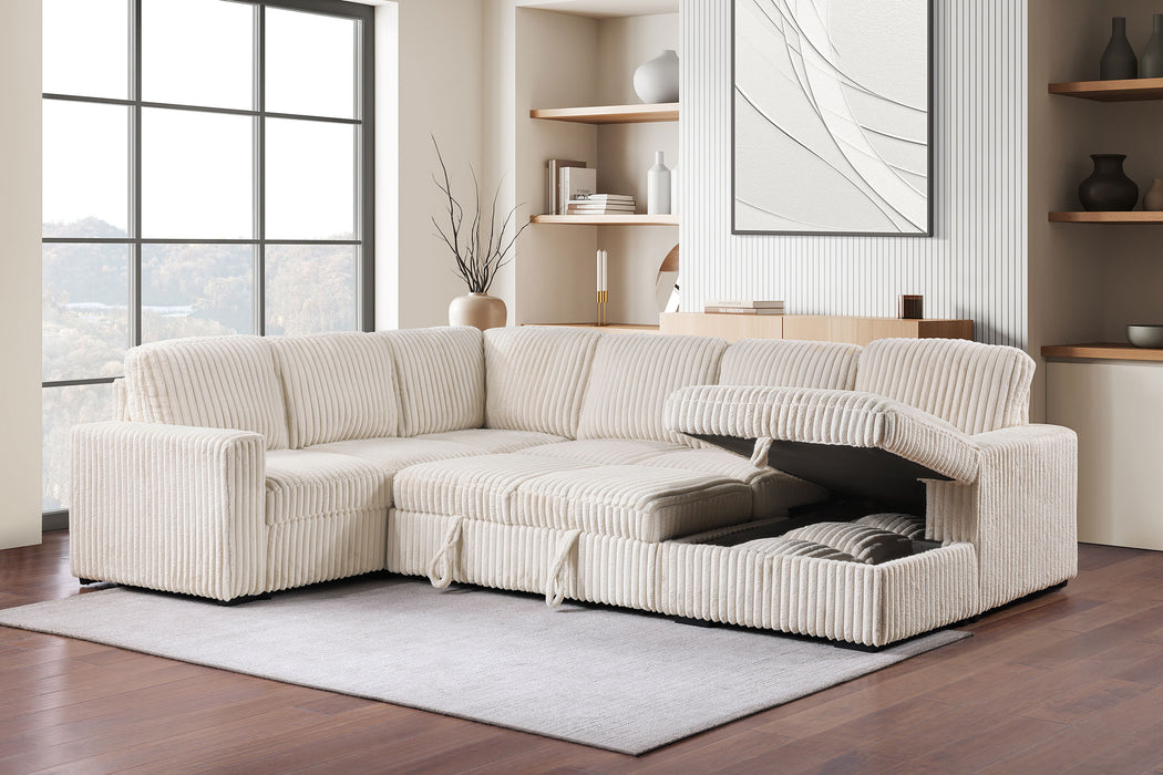 Devonshire Sleeper Sectionals - U&U Home Budget Furniture (Carteret, NJ)