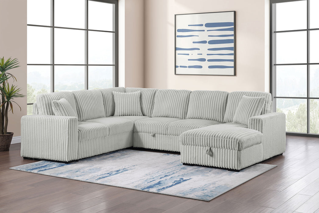 Devonshire Sleeper Sectionals - U&U Home Budget Furniture (Carteret, NJ)