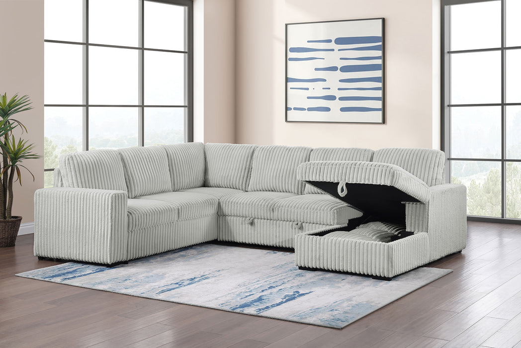 Devonshire Sleeper Sectionals - U&U Home Budget Furniture (Carteret, NJ)