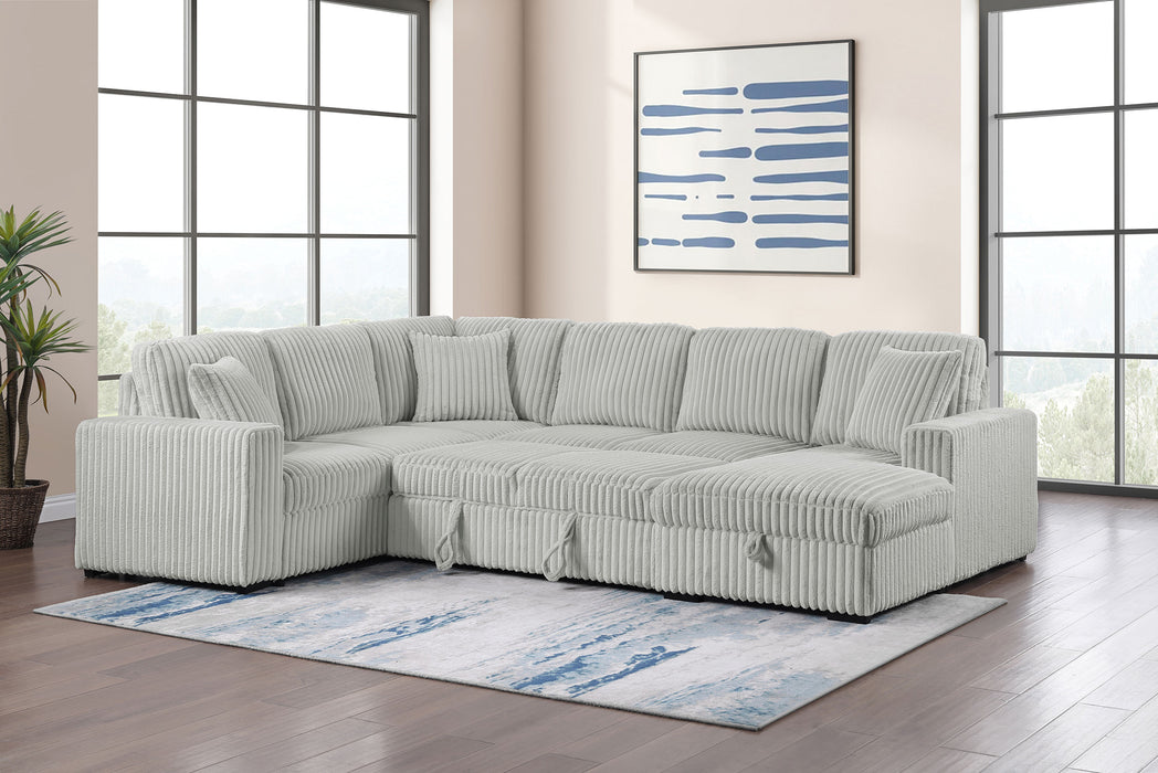 Devonshire Sleeper Sectionals - U&U Home Budget Furniture (Carteret, NJ)