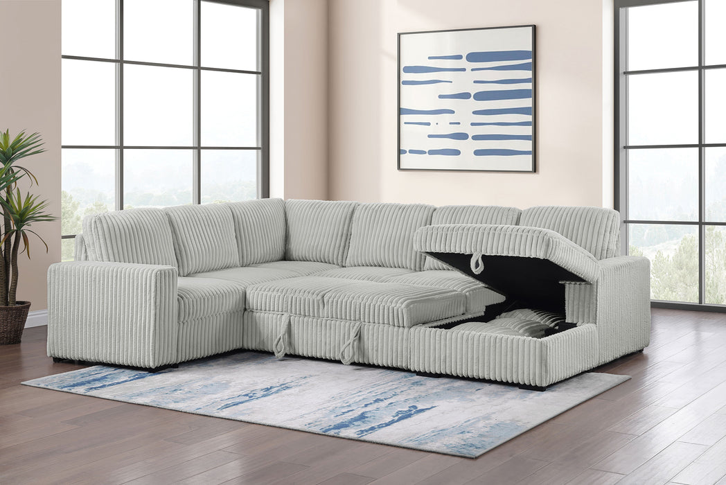 Devonshire Sleeper Sectionals - U&U Home Budget Furniture (Carteret, NJ)