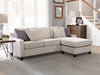 Mcloughlin Upholstered Sectional Platinum - U&U Home Budget Furniture (Carteret, NJ)