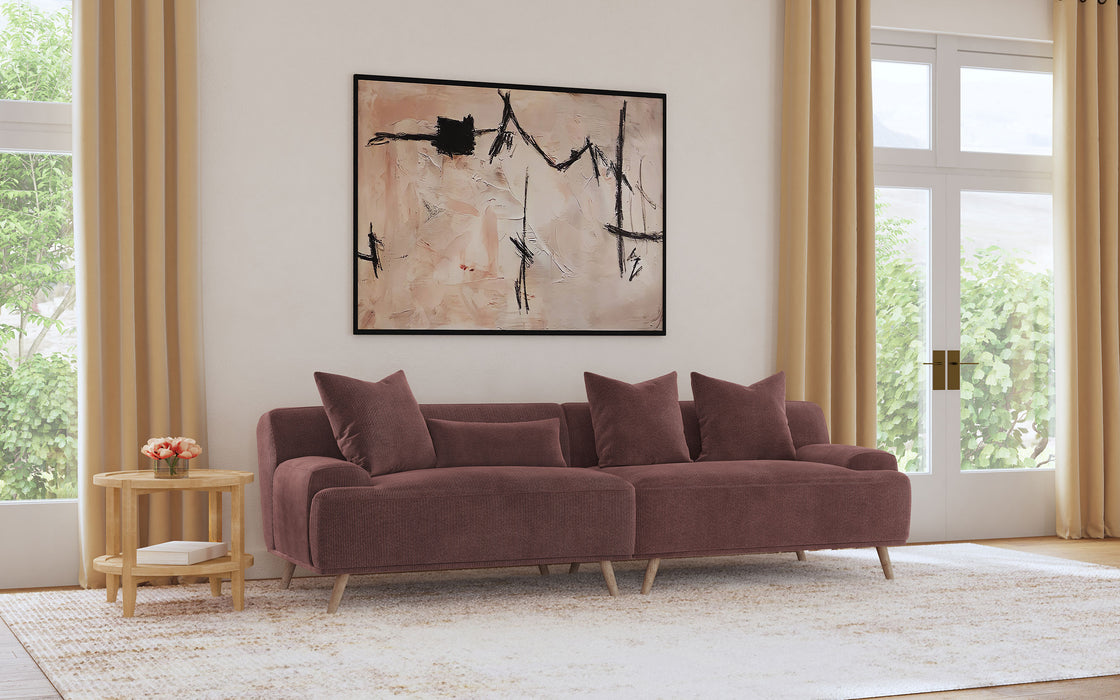 Elizabeth Stationary Sofa - U&U Home Budget Furniture (Carteret, NJ)