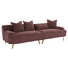 Elizabeth Stationary Sofa - U&U Home Budget Furniture (Carteret, NJ)