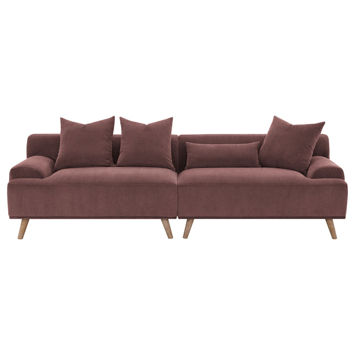 Elizabeth Stationary Sofa - U&U Home Budget Furniture (Carteret, NJ)