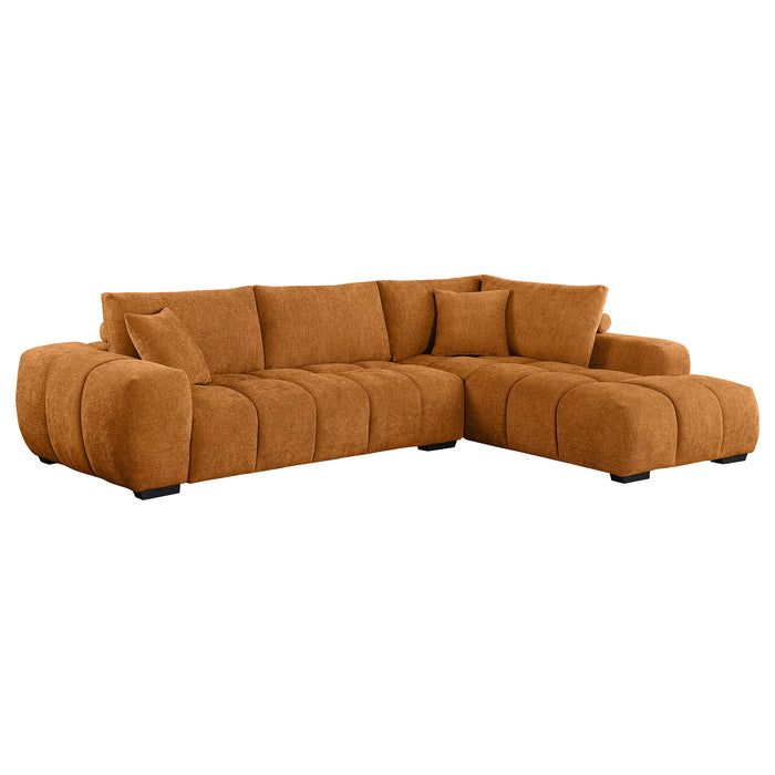 Camacho Stationary Sectionals - U&U Home Budget Furniture (Carteret, NJ)