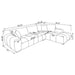 Camacho Stationary Sectionals Upholstered - U&U Home Budget Furniture (Carteret, NJ)