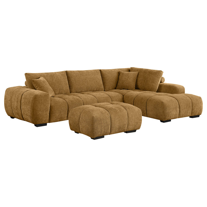 Camacho Stationary Sectionals - U&U Home Budget Furniture (Carteret, NJ)