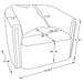 Townsend Stationary 3 Pc Set - U&U Home Budget Furniture (Carteret, NJ)