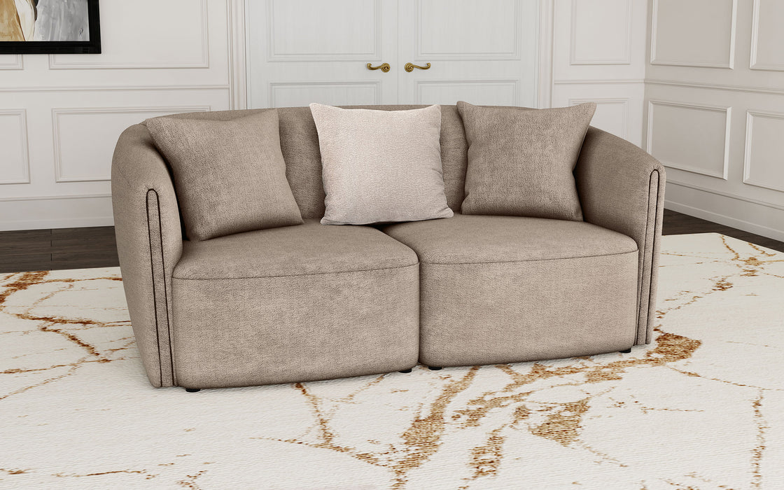 Townsend Stationary Loveseat - U&U Home Budget Furniture (Carteret, NJ)