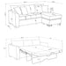 Storey Sleeper Sectionals - U&U Home Budget Furniture (Carteret, NJ)