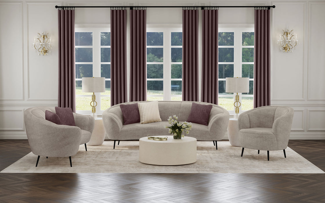 Ellorie Stationary Sofa - U&U Home Budget Furniture (Carteret, NJ)