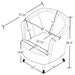 Ellorie Accent Chair - U&U Home Budget Furniture (Carteret, NJ)