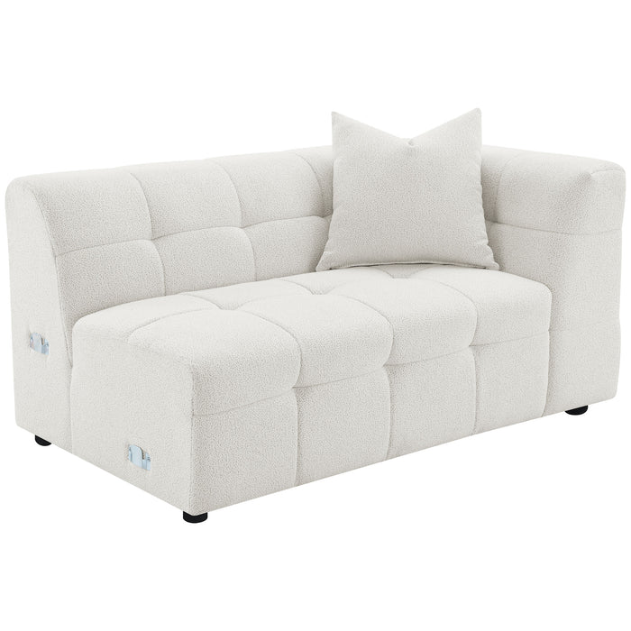 Everly Stationary Sofa - U&U Home Budget Furniture (Carteret, NJ)